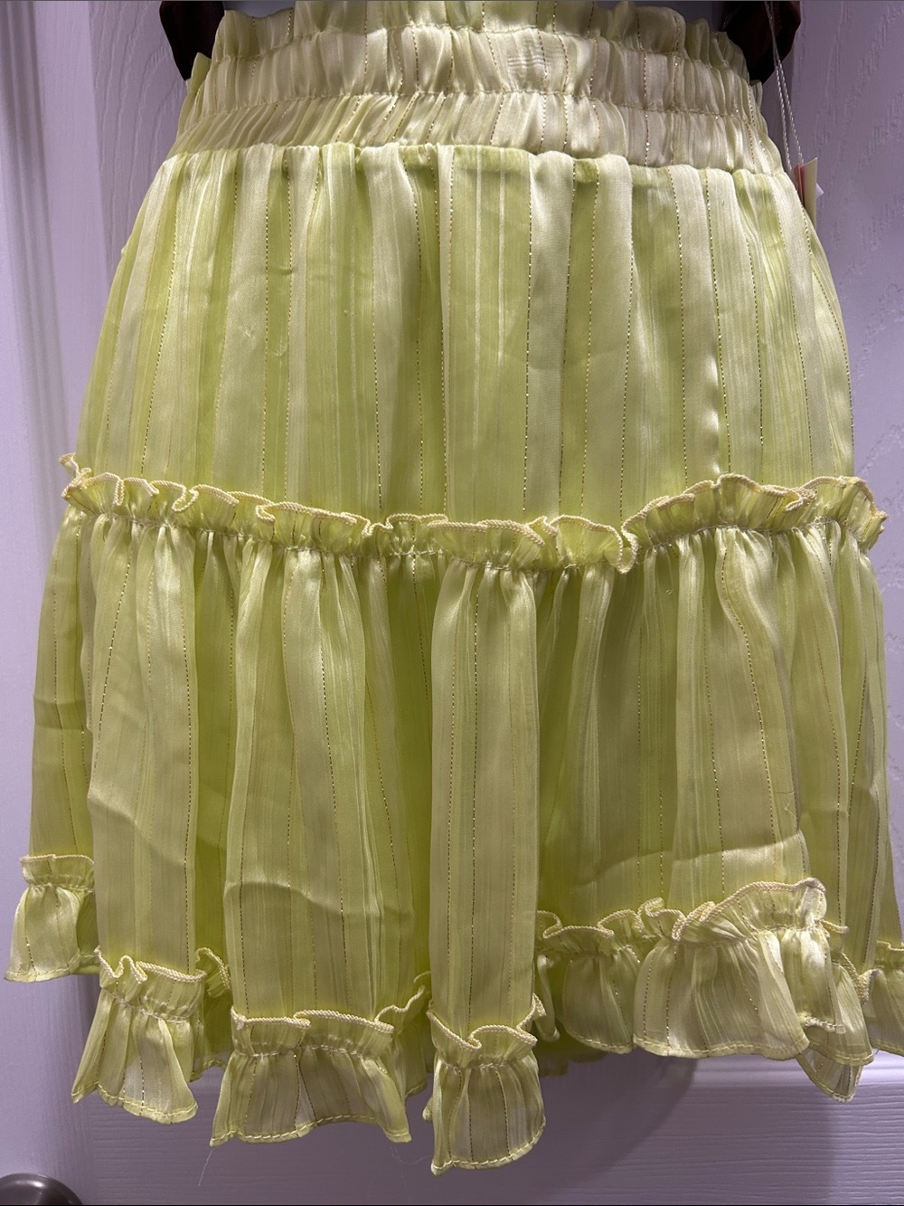 Adrienne Soft green Skirt